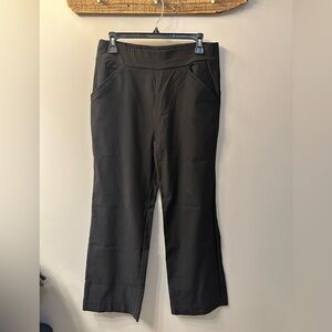 Women’s Black Trouser-Leg Pants Size 12